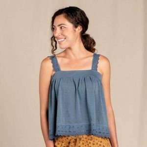 NWT Toad&Co Primo Eyelet Tank in High Tide